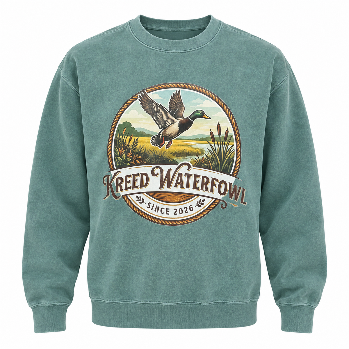“Kreed Waterfowl” Mallard Sweatshirt